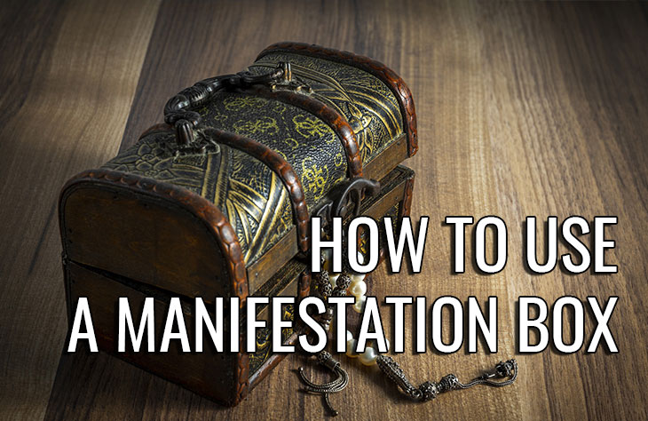 Instuctionss on how to make and use a manifestaion box.